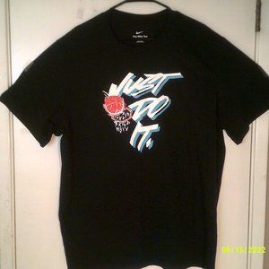 NEW NIKE BASKETBALL "JDI Basketball B-Ball Tee" MEN'S BLACK WHITE T-SHIRT 2XL